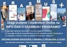 Informativan dan o ERASMUS+ programu za studente